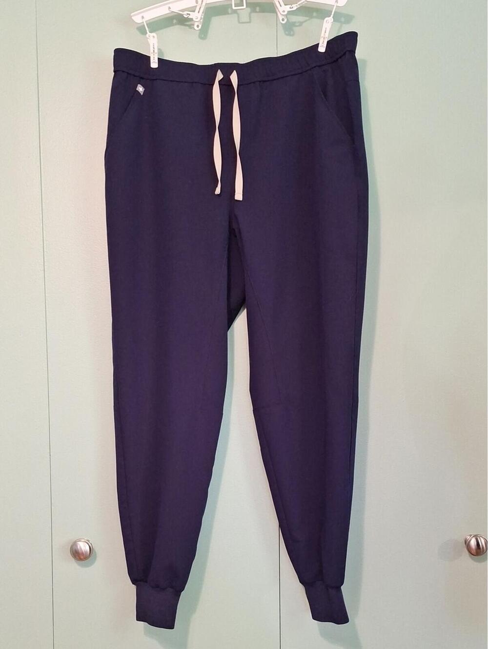 Figs Technical Collection Dark Blue Scrub Jogger Pant Size Xl